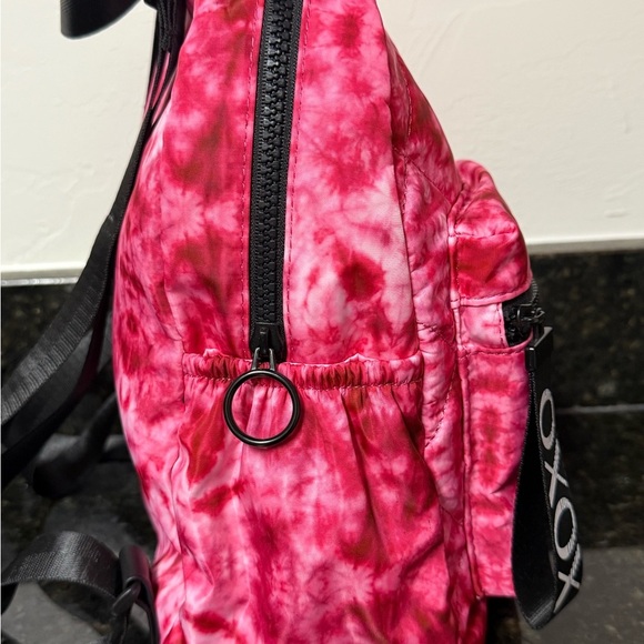 XOXO Pink Tie-Dye Quilted Backpack - Picture 4 of 8